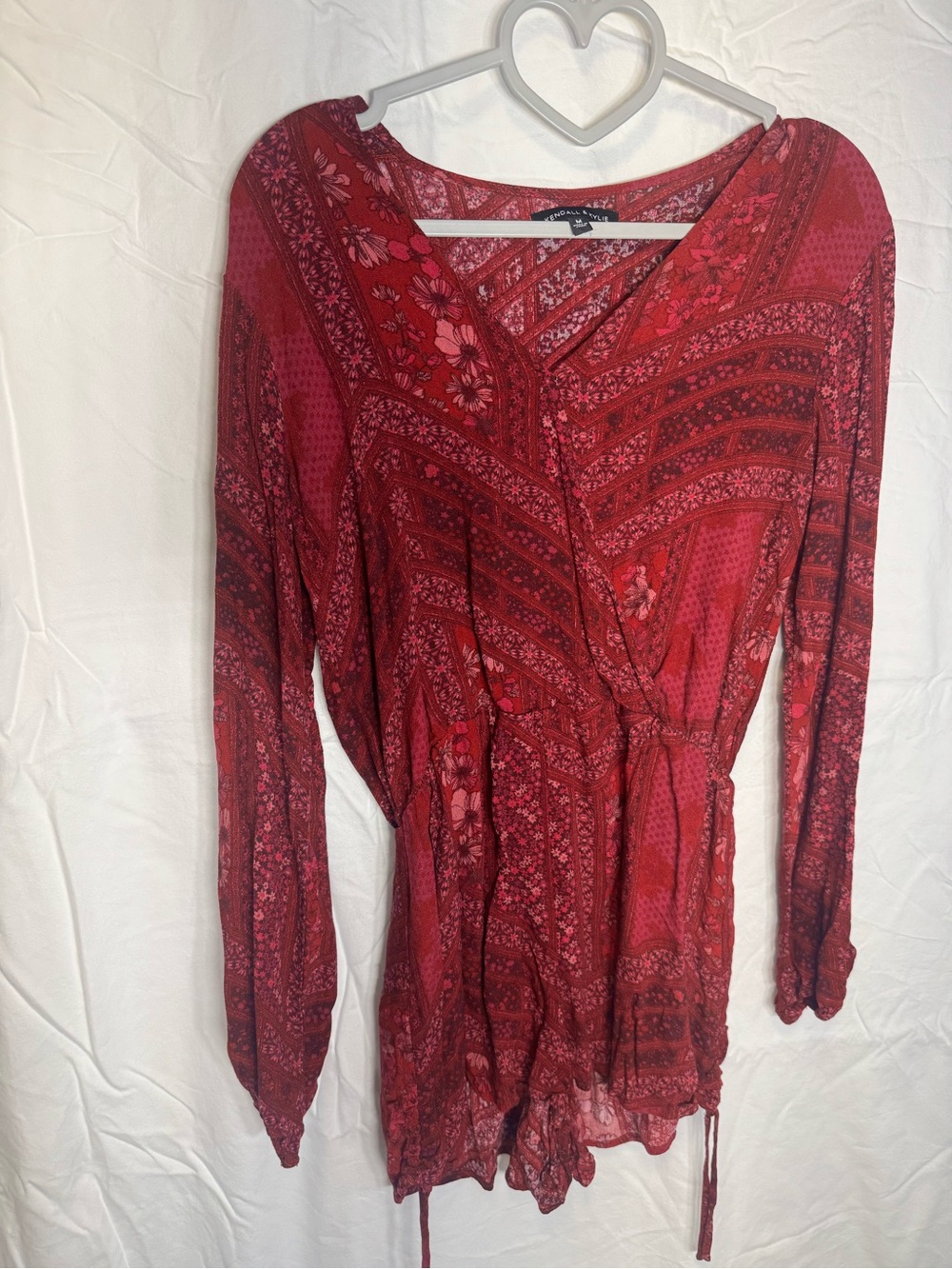 Red Floral Women’s romper